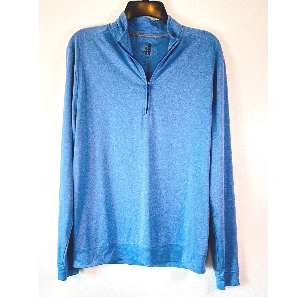 Johnnie-O Sully Quarter Zip Pullover Travel Golf Gorpcore Laguna Blue SZ S